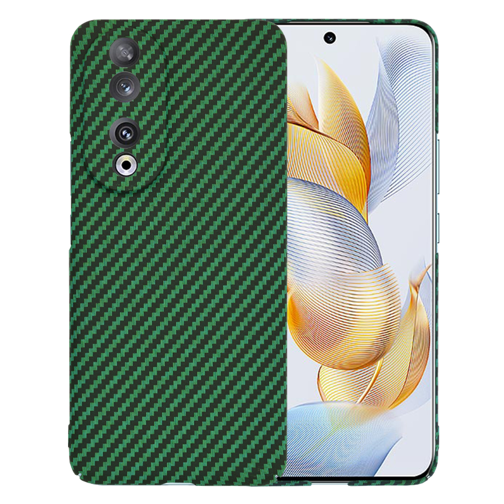 Techsuit Carbonite FiberShell puzdro pre Honor 90 – zelené KF2333692