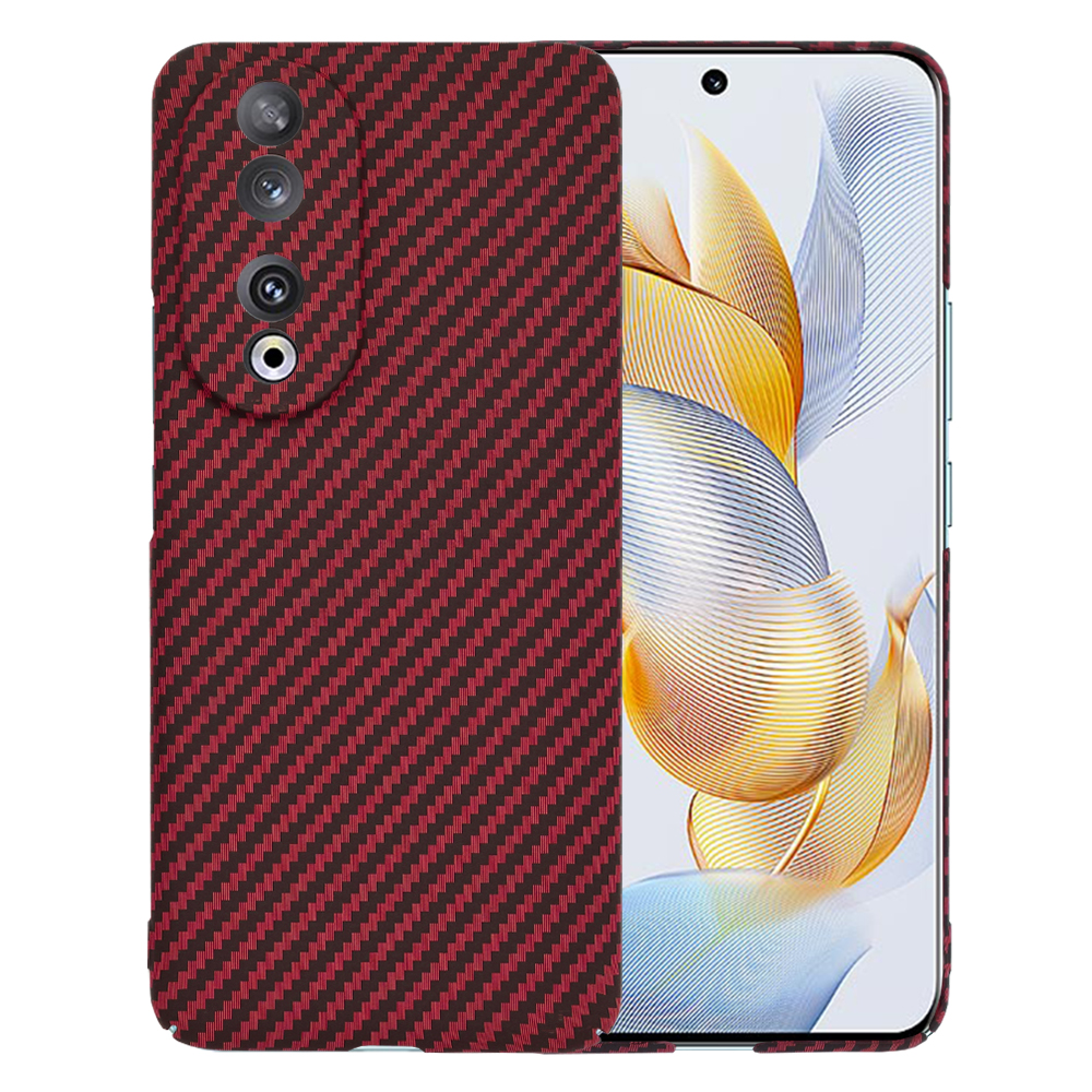 Techsuit Carbonite FiberShell puzdro pre Honor 90 – červené KF2333693