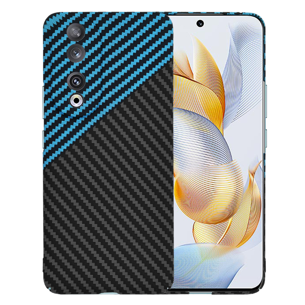 Techsuit Carbonite FiberShell puzdro pre Honor 90 – Blue Pulse KF2333694