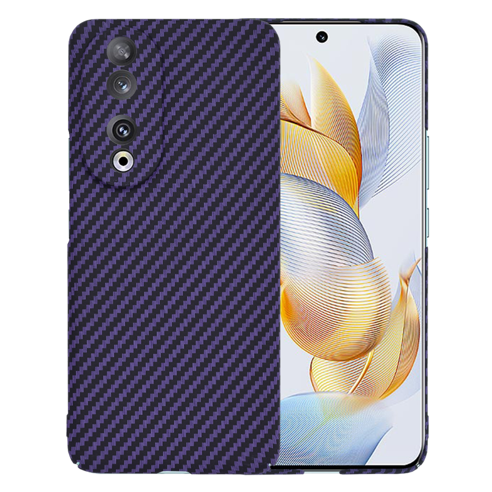 Techsuit Carbonite FiberShell puzdro pre Honor 90 – fialové KF2333696