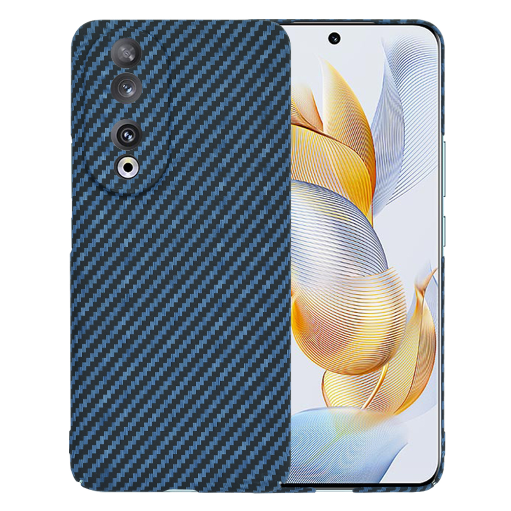Techsuit Carbonite FiberShell puzdro pre Honor 90 – Cyan KF2333697