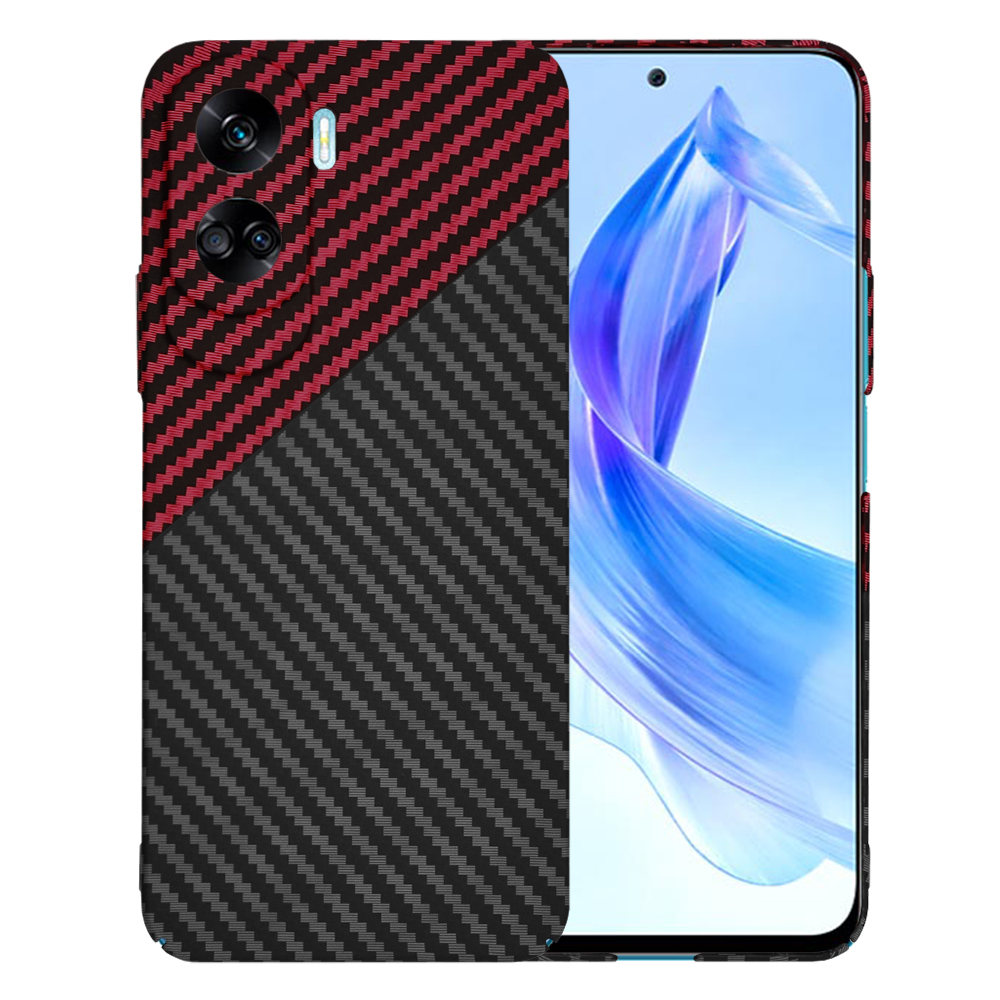 Techsuit Carbonite FiberShell puzdro pre Honor 90 Lite – Red Vortex KF2333714