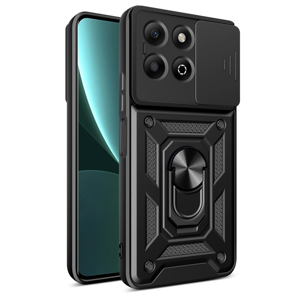 Techsuit CamShield Series puzdro pre Honor X6b – čierne KF2336199