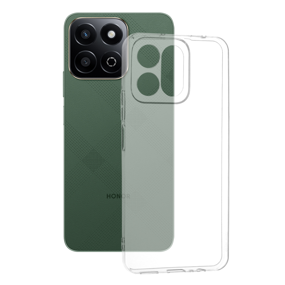 Techsuit Clear Silicone puzdro pre Honor 200 Smart / X7c – priehľadné KF2339465