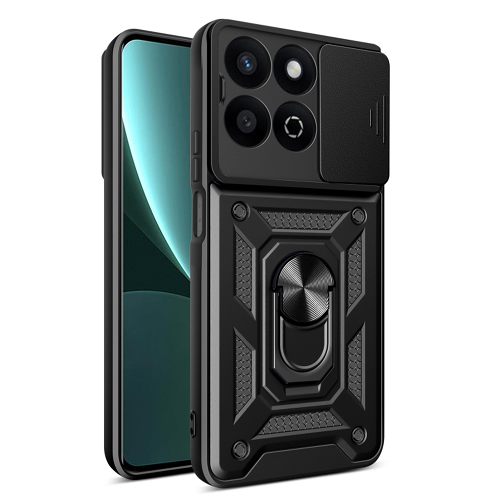 Techsuit CamShield Series puzdro pre Honor 200 Smart / X7c – čierne KF2339468