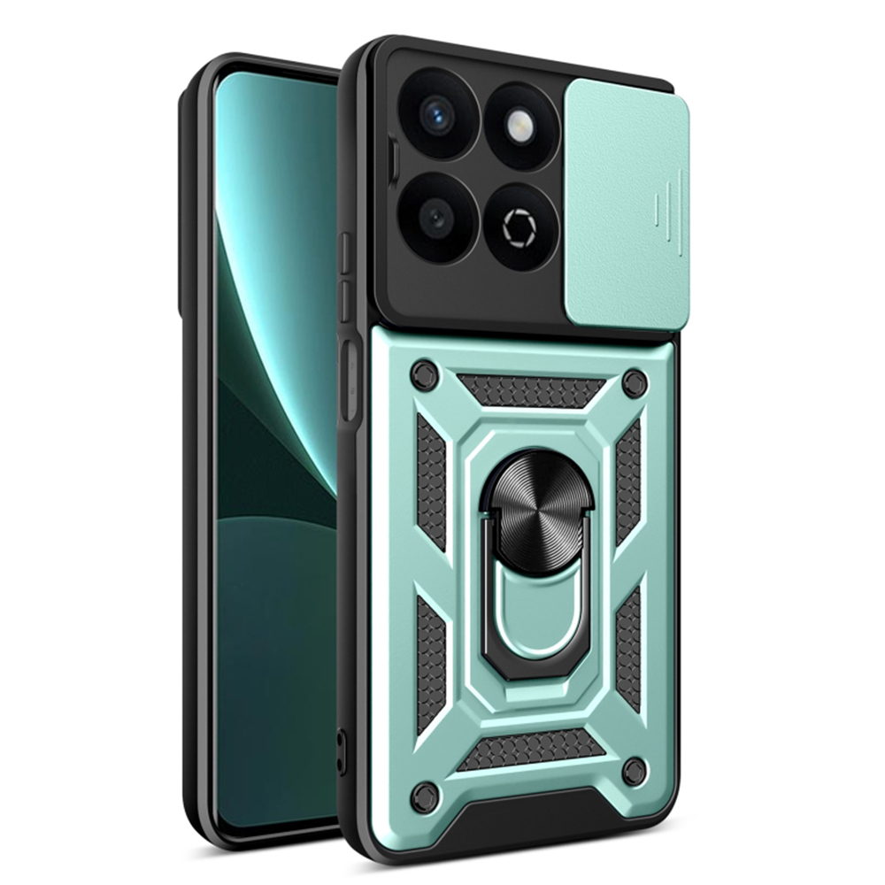Techsuit CamShield Series puzdro pre Honor 200 Smart / X7c – zelené KF2339470