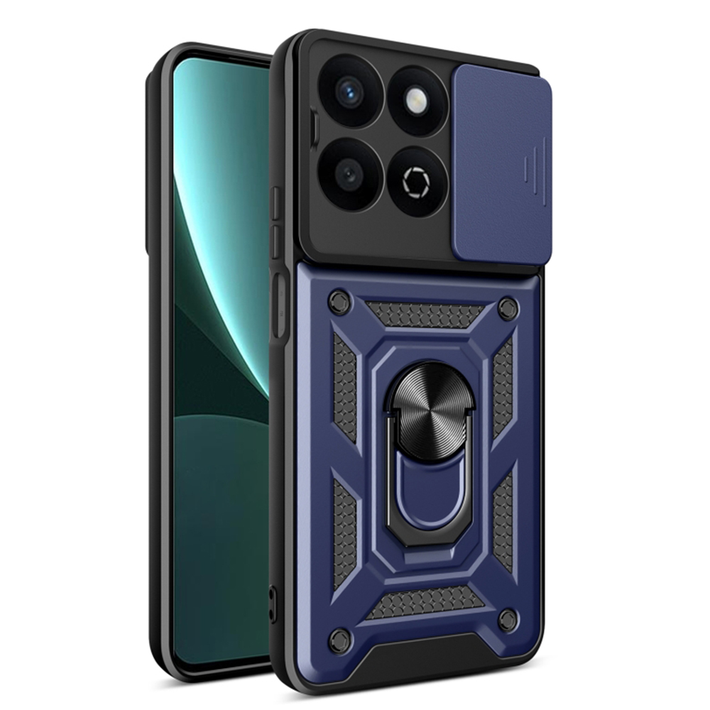 Techsuit CamShield Series puzdro pre Honor 200 Smart / X7c – modré KF2339471