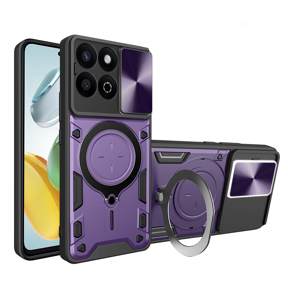 Techsuit CamGuard Pro puzdro pre Honor 200 Smart / X7c – fialové KF2339475