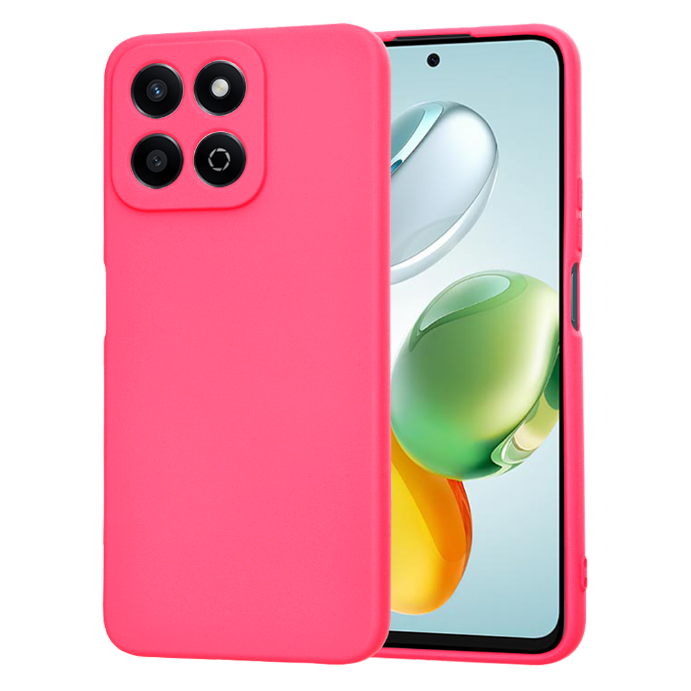 Techsuit SoftFlex puzdro pre Honor 200 Smart / X7c – žiarivo ružové (Hot Pink) KF2339596