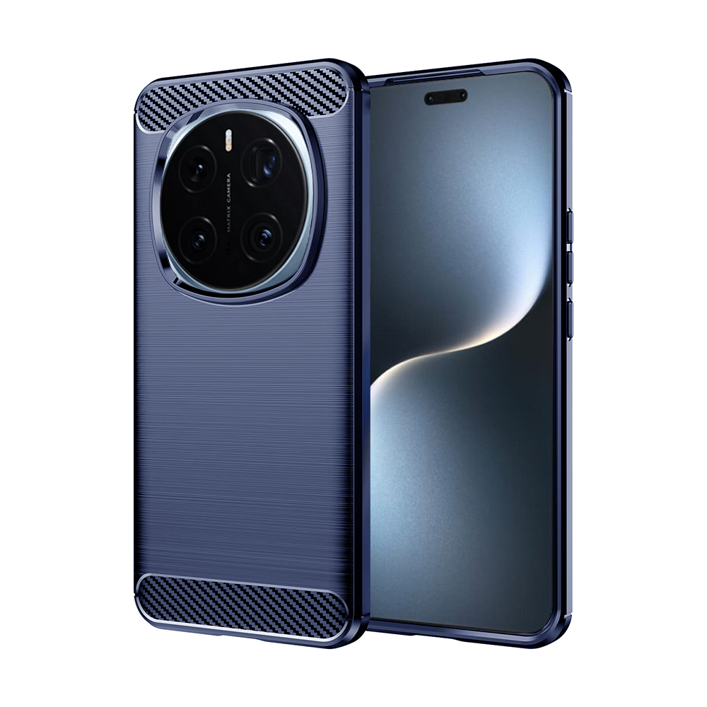 Techsuit Carbon Silicone puzdro pre Honor Magic7 Pro – modré KF2342346