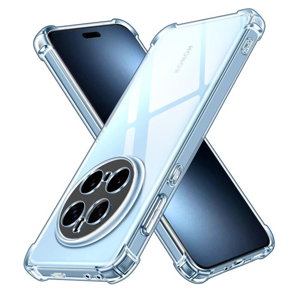 Techsuit Shockproof Clear Silicone puzdro pre Honor Magic7 Pro – priehľadné KF2342349