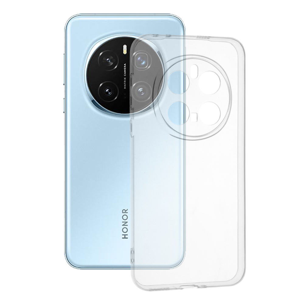 Techsuit Clear Silicone puzdro pre Honor Magic7 Pro – priehľadné KF2342347