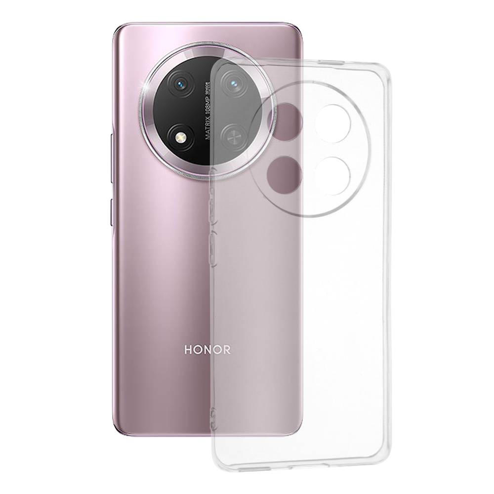 Techsuit Clear Silicone puzdro pre Honor Magic7 Lite / X9c – priehľadné KF2343356