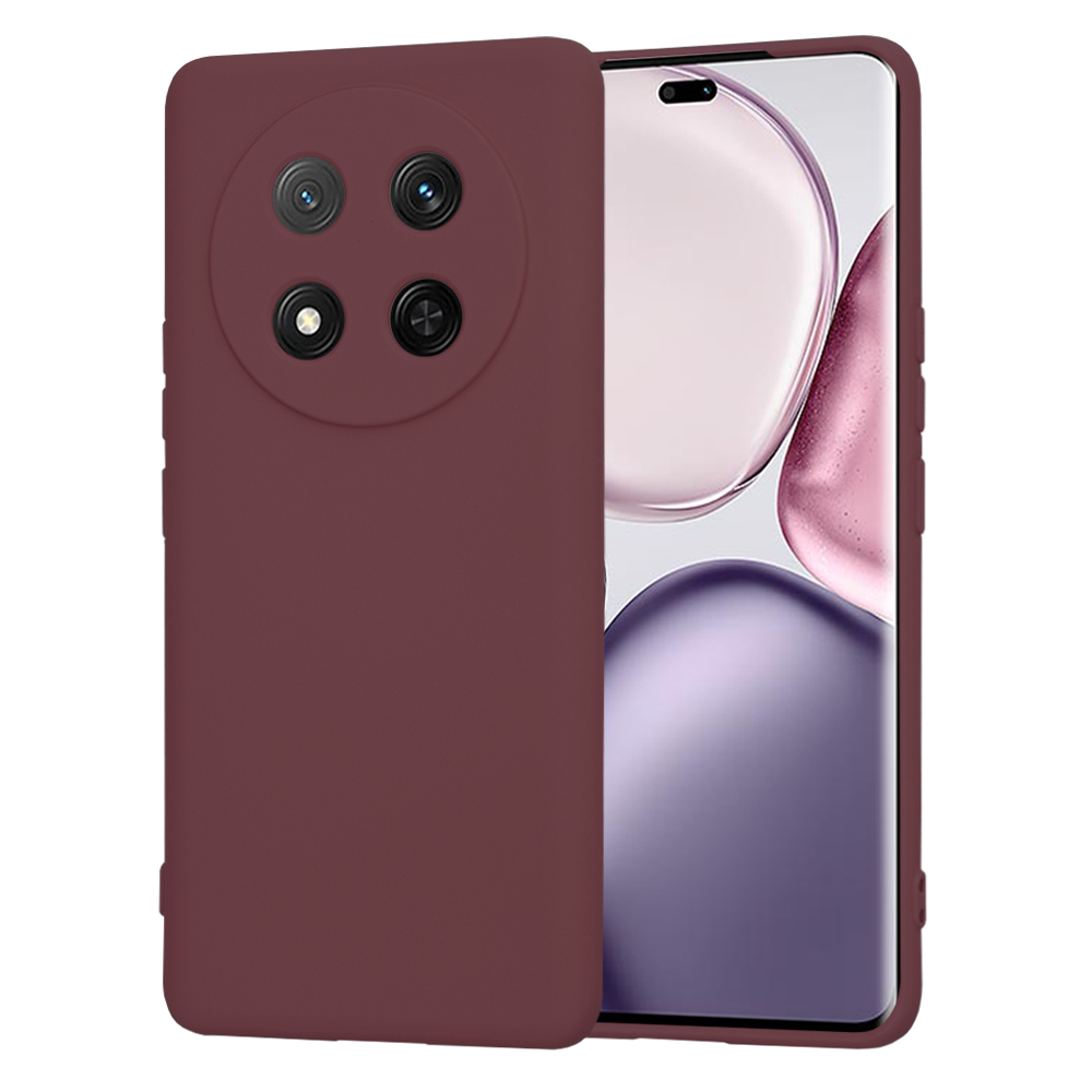 Techsuit SoftFlex puzdro pre Honor Magic7 Lite / X9c – slivkovo červené (Plum Red) KF2343375