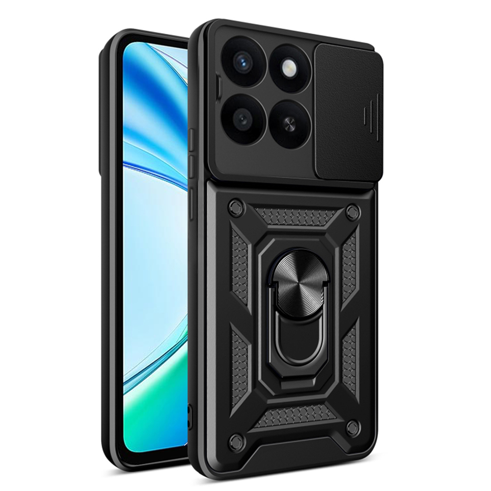 Techsuit CamShield Series puzdro pre Honor X5b – čierne KF2342293