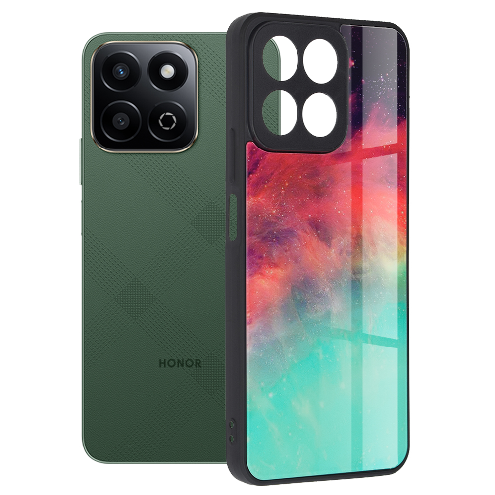 Techsuit Glaze Series puzdro pre Honor 200 Smart / X7c – ohnivý oceán (Fiery Ocean) KF2343178