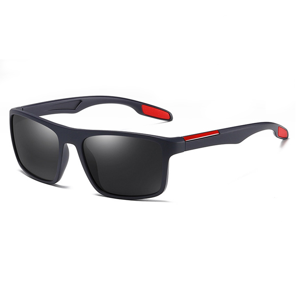 Techsuit Slnečné okuliare polarizačné TR90 (MM101) - UV ochrana - matná modrá / červená KF238078