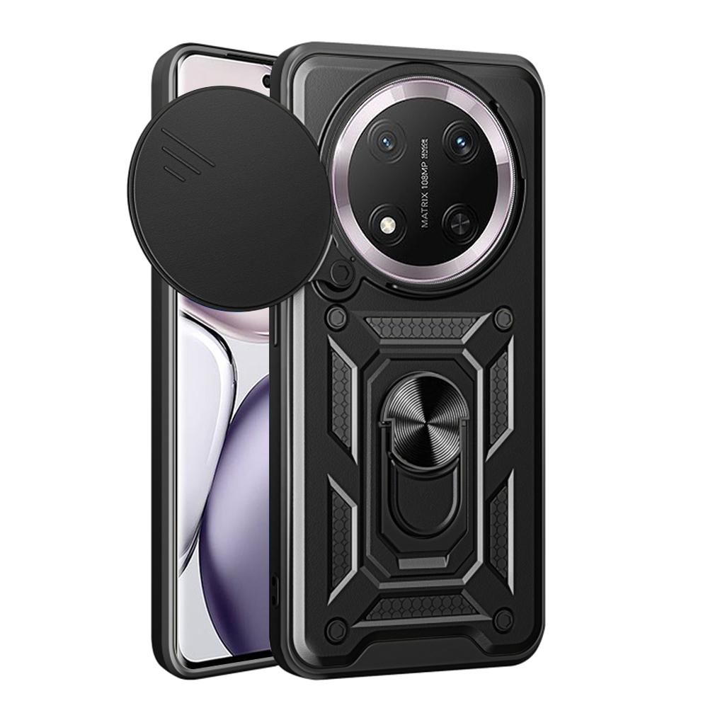 Techsuit CamShield Series puzdro pre Honor Magic7 Lite / X9c – čierne KF2343359