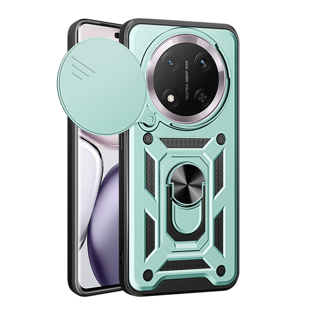 Techsuit CamShield Series puzdro pre Honor Magic7 Lite / X9c – zelené KF2343361