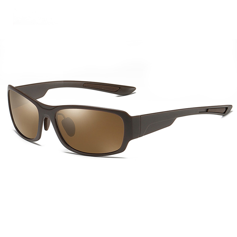 Techsuit Slnečné okuliare polarizačné TR90 (MM108) - UV ochrana - hnedé KF237630