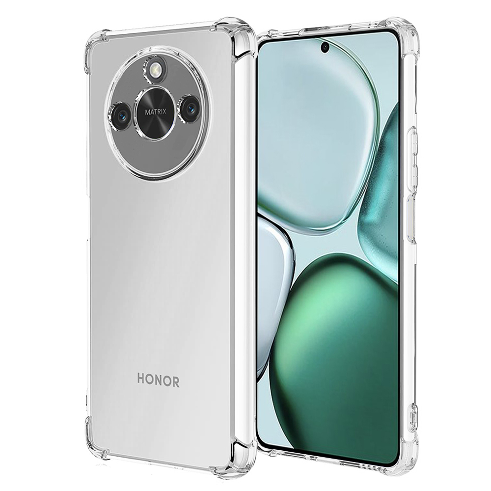 Techsuit Shockproof Clear Silicone puzdro pre Honor X9c Smart – priehľadné KF2345308