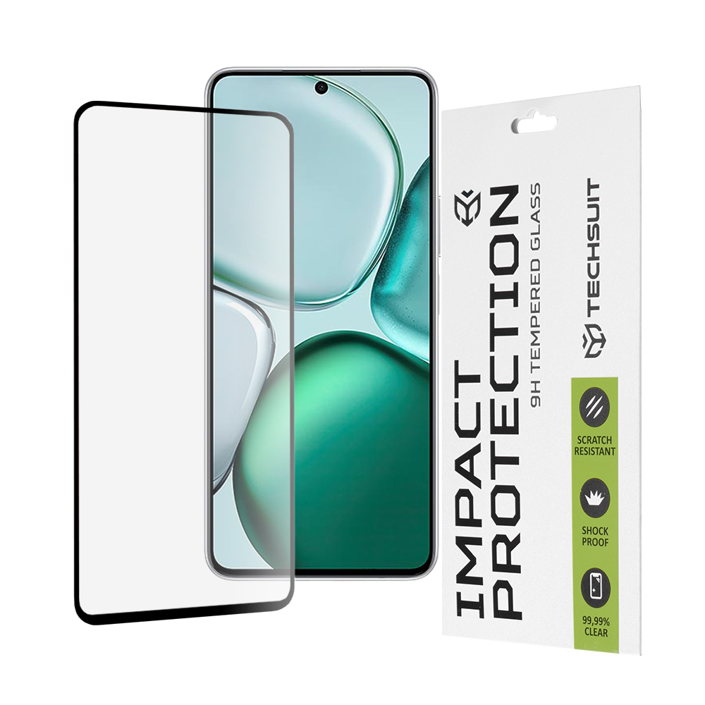 Techsuit 111D Full Cover / Full Glue Glass tvrdené sklo pre Honor X9c Smart – čierne KF2345312