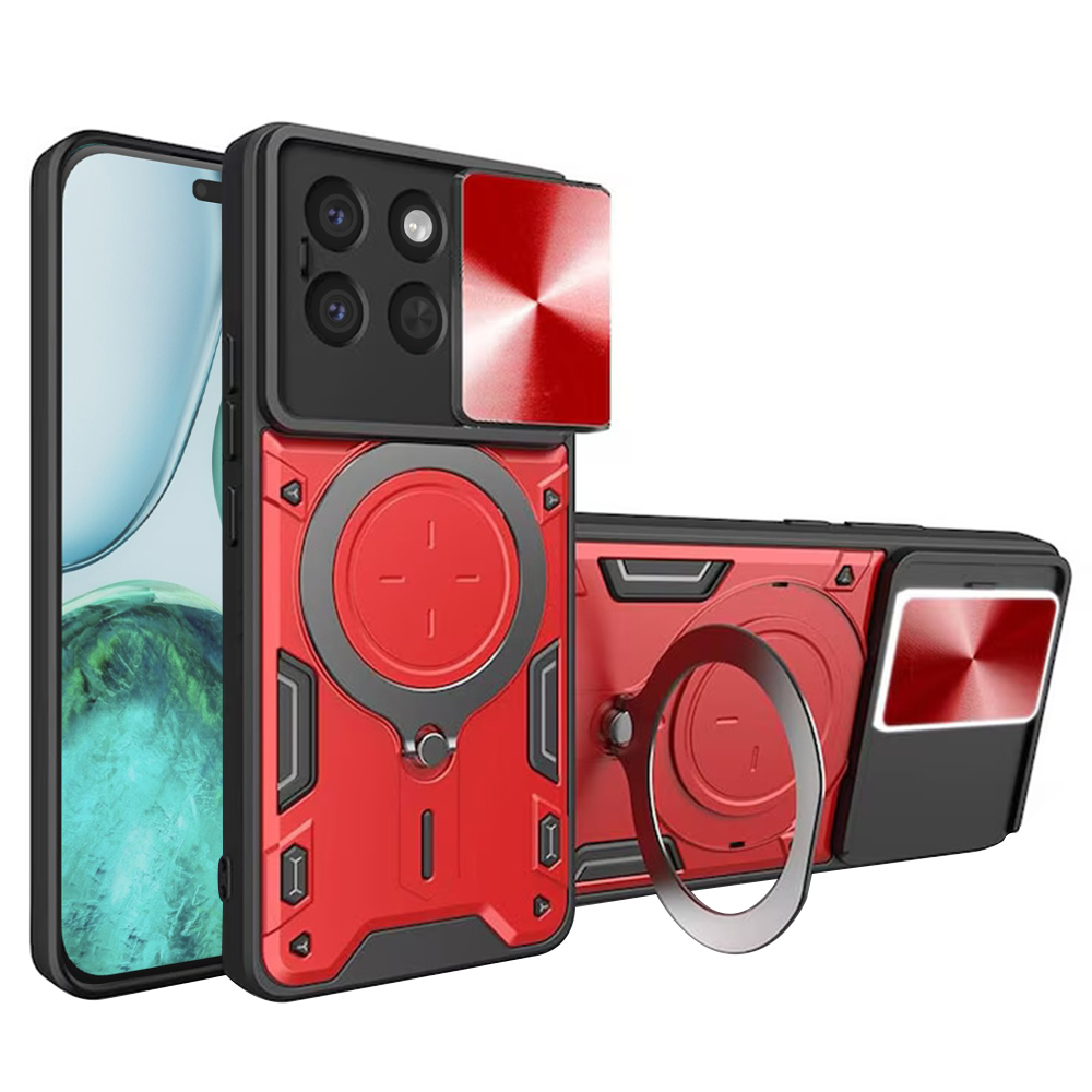 Techsuit CamGuard Pro puzdro pre Honor X8c – červené KF2346947