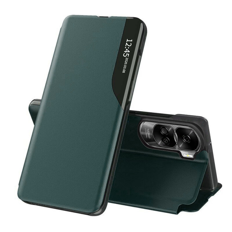 Techsuit eFold Series puzdro pre Honor 90 Lite – tmavozelené KF2314751