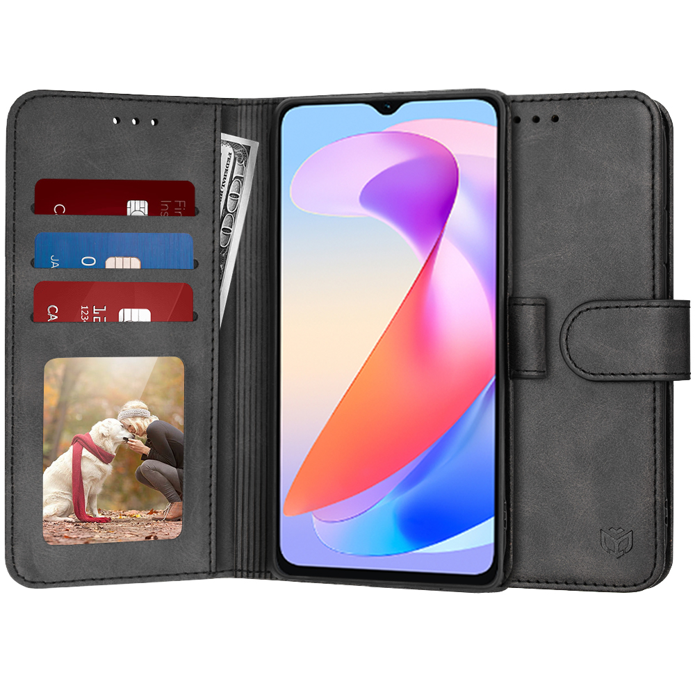 Techsuit Diary Book puzdro pre Honor X6a – čierne KF2321214