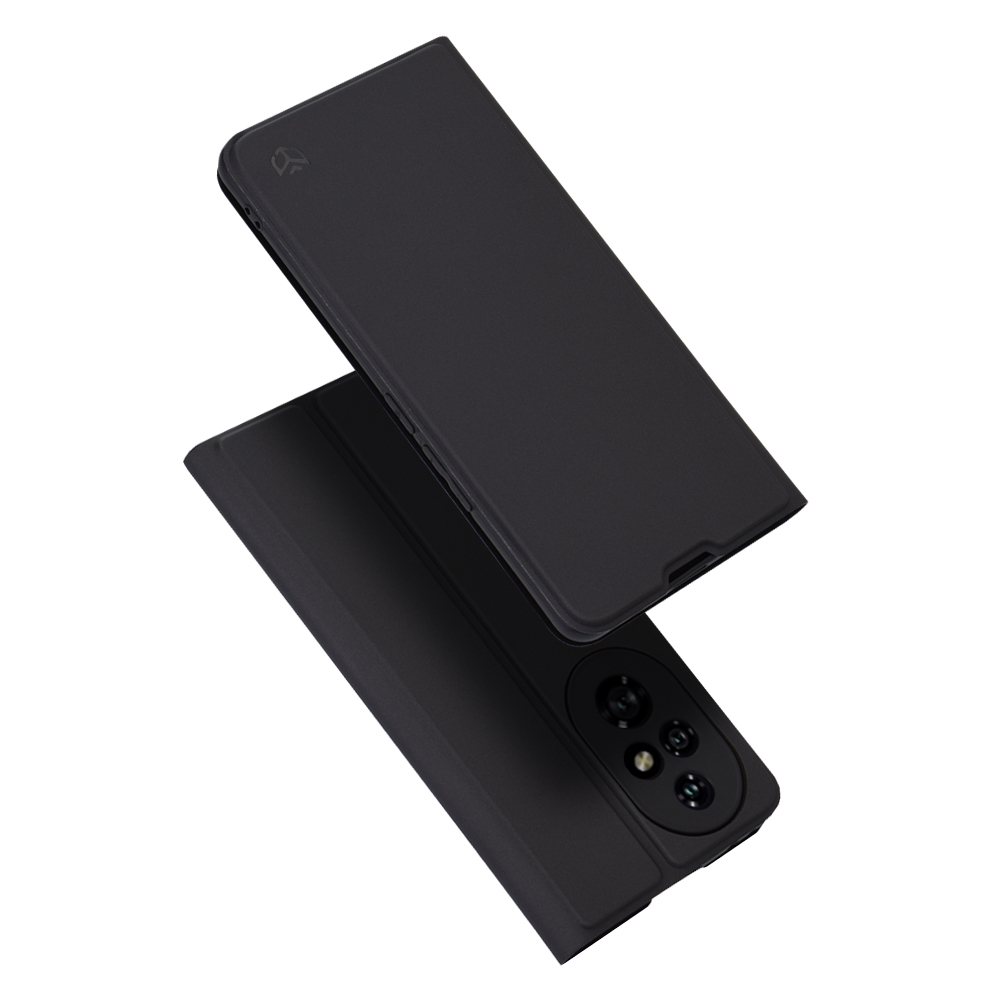 Techsuit Magskin Book puzdro pre Honor 200 Pro – čierne KF2331145