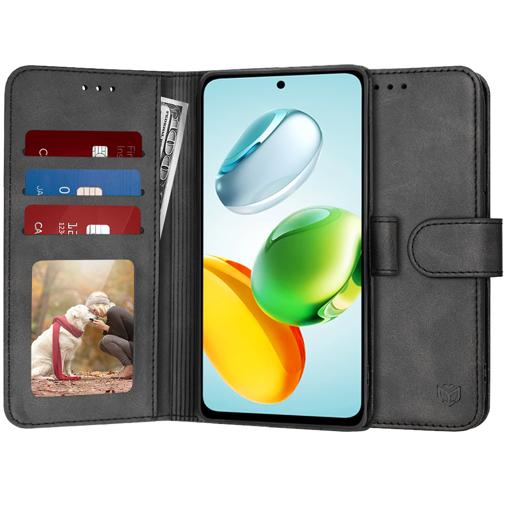 Techsuit Diary Book puzdro pre Honor 200 Smart / X7c – čierne KF2339456