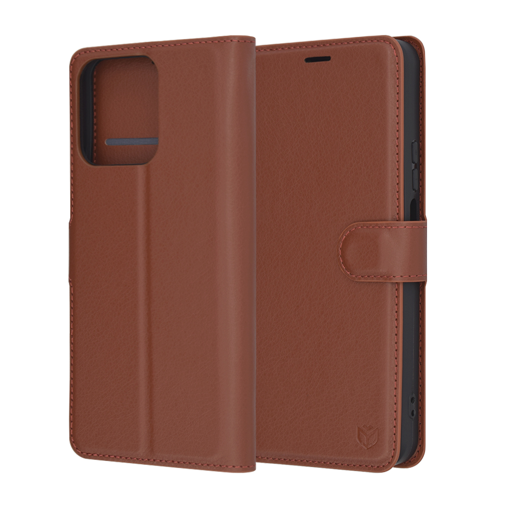 Techsuit Leather Folio puzdro pre Honor 200 Smart / X7c – hnedé KF2339458