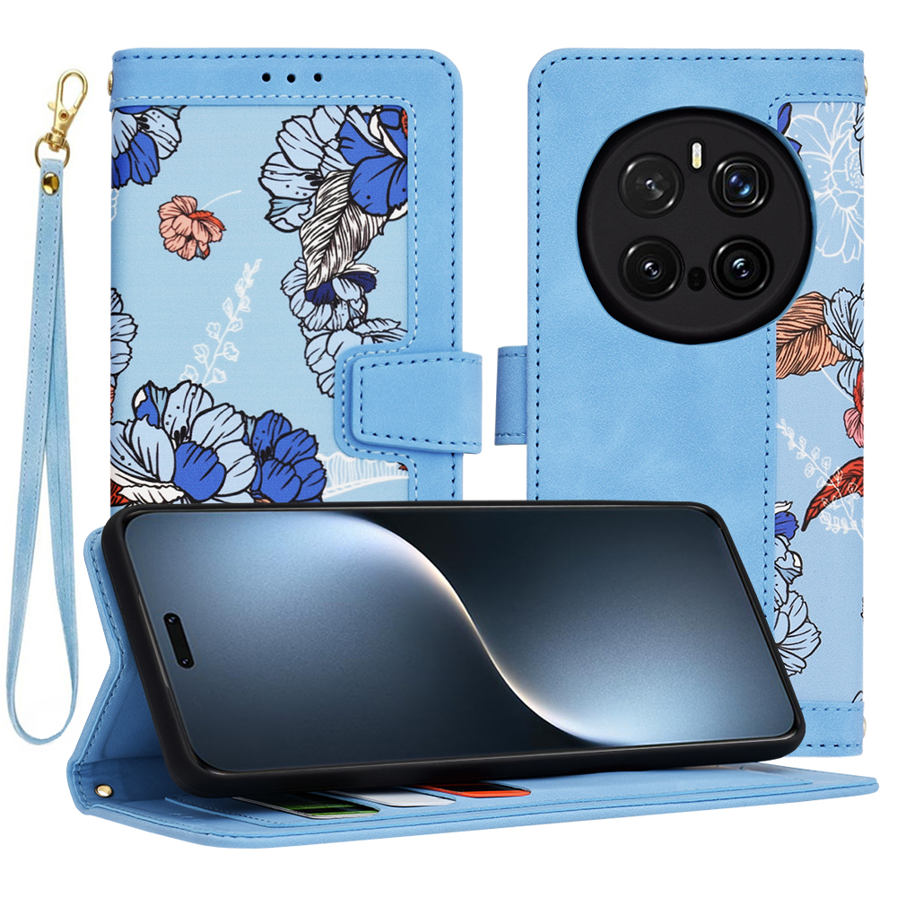 Techsuit FlipCraft puzdro pre Honor Magic7 Pro – Žiarivá modrá KF2342343