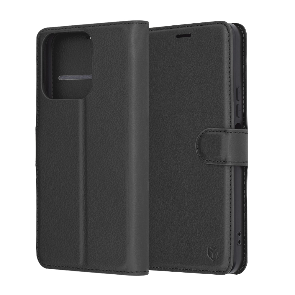 Techsuit Leather Folio puzdro pre Honor X5b – čierne KF2342273