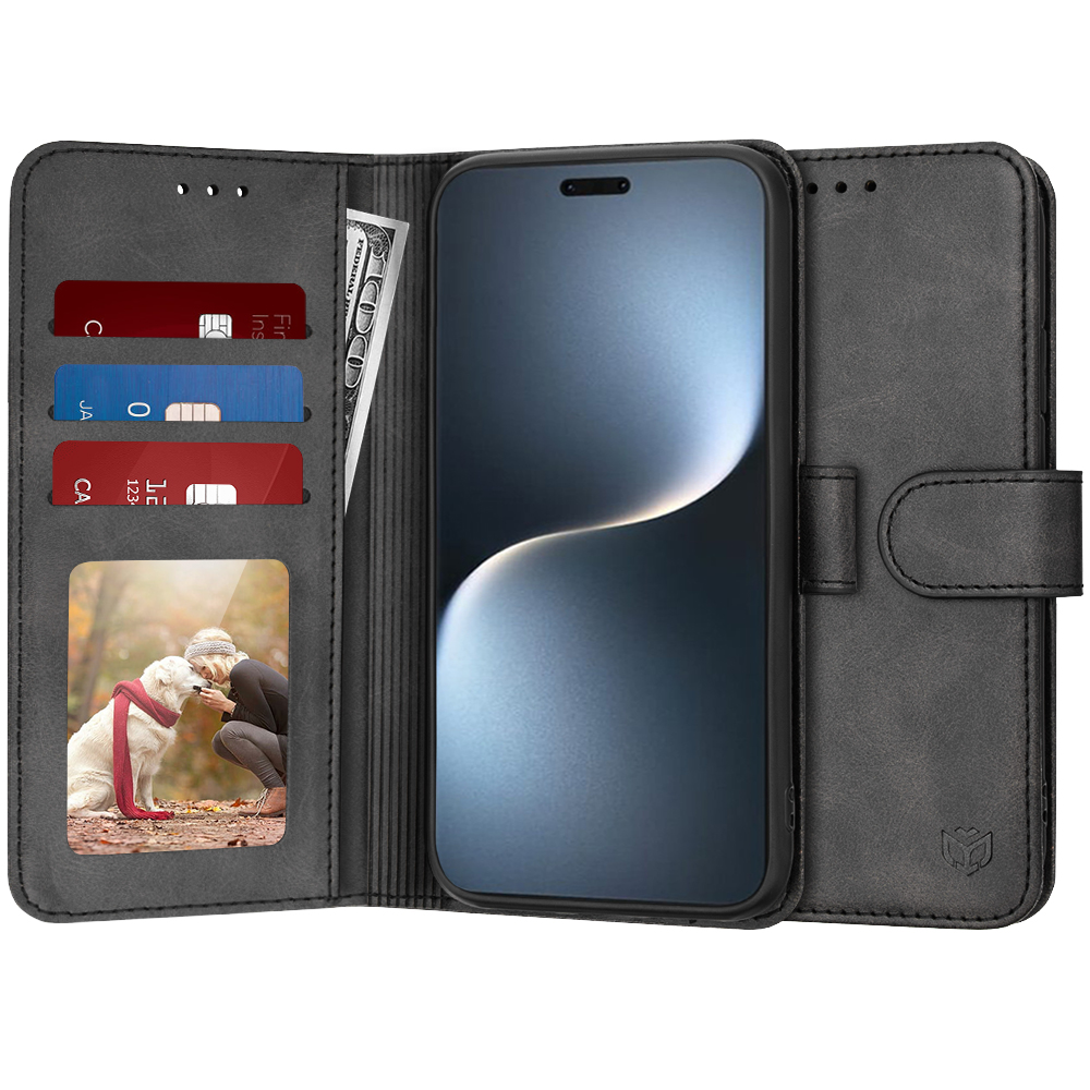 Techsuit Diary Book puzdro pre Honor Magic7 Pro – čierne KF2342338