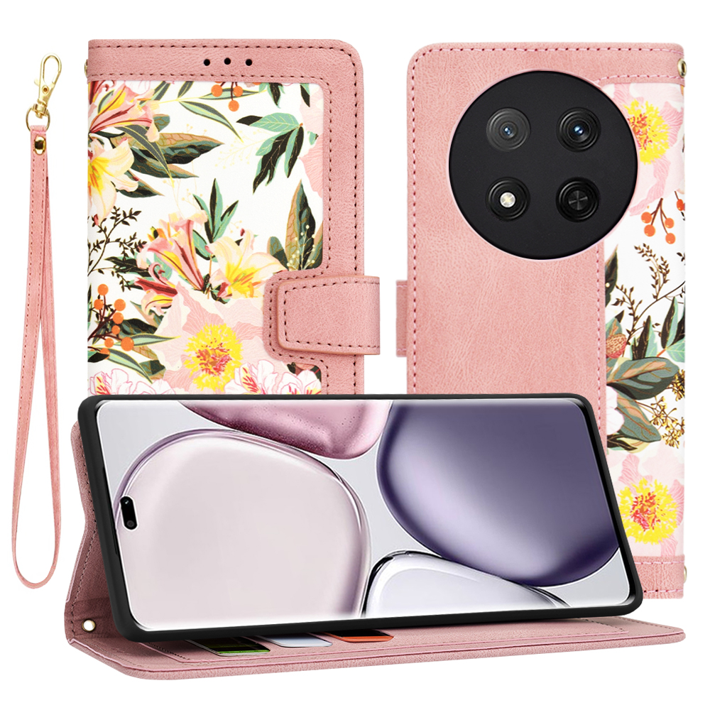 Techsuit FlipCraft puzdro pre Honor Magic7 Lite / X9c – Sladká ružová KF2343351