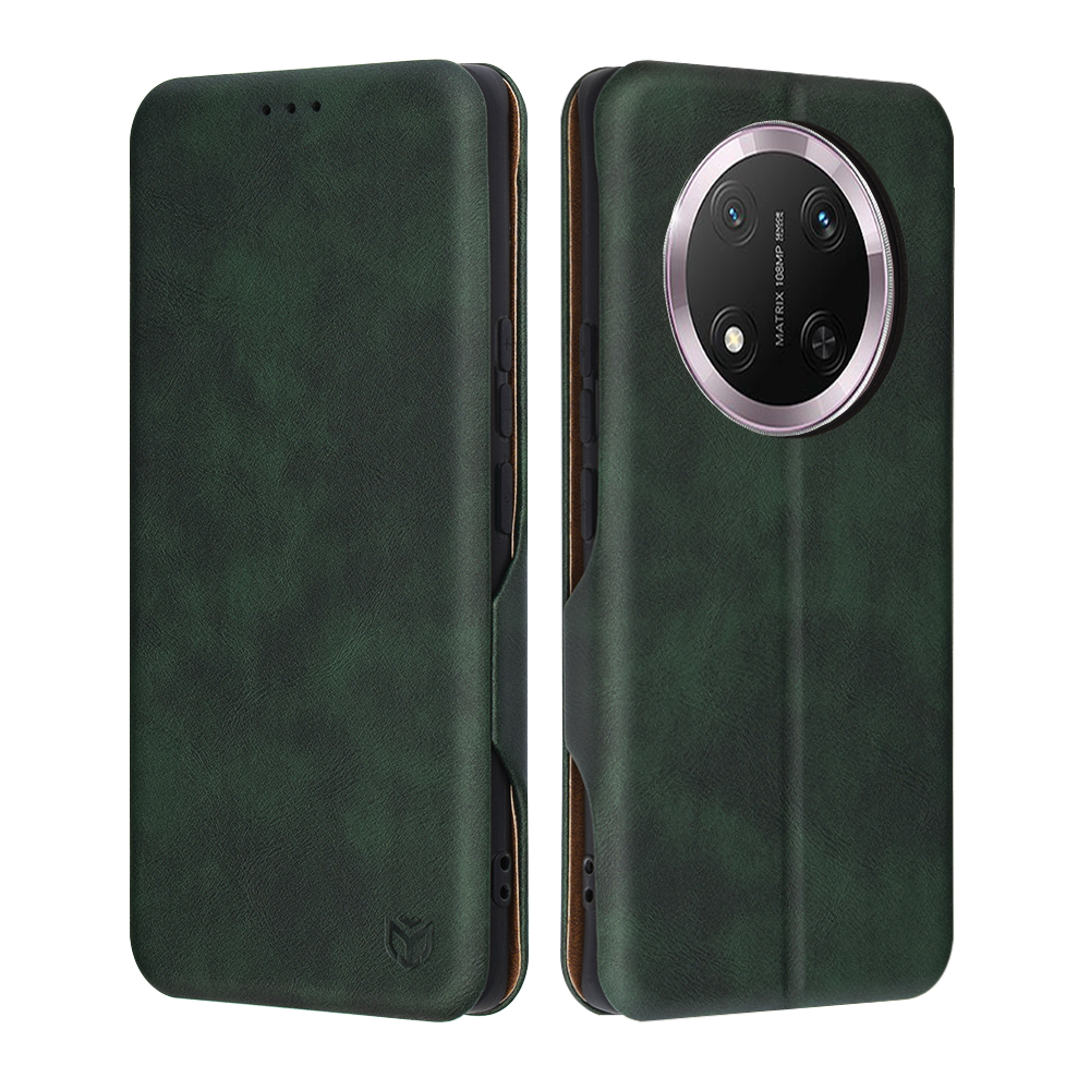 Techsuit Safe Wallet Plus puzdro pre Honor Magic7 Lite / X9c – zelené KF2343345