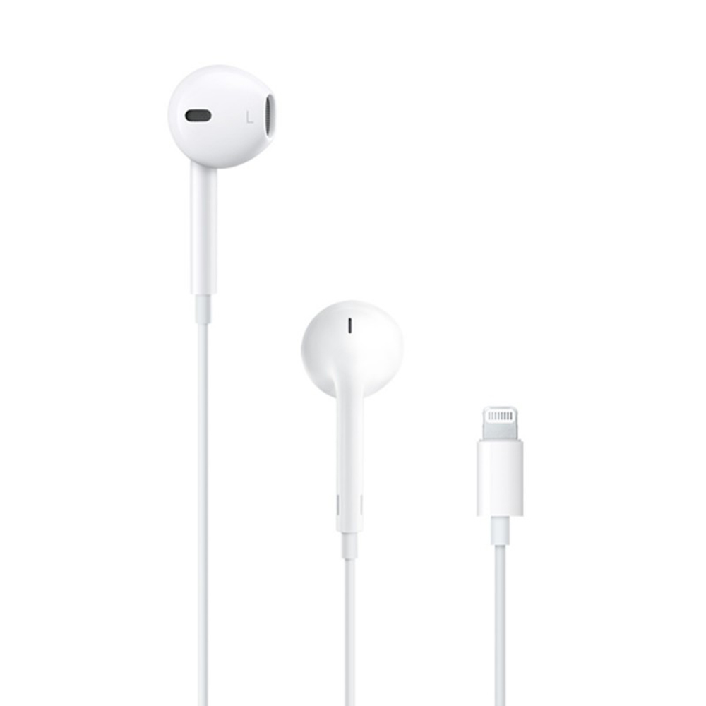Apple originálne slúchadlá A1748 (MMTN2ZM/A) – drôtové, Lightning, do uší, mikrofón, ovládač, 1,2 m, blister, biele KF2316326