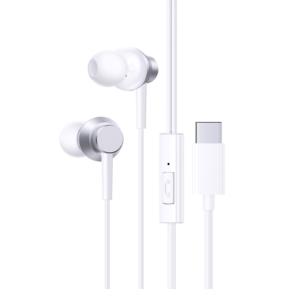 Baseus drôtové slúchadlá Encok CZ11 (A00164300213-Z1) – USB-C, do uší, biele (Moon White) KF2320911