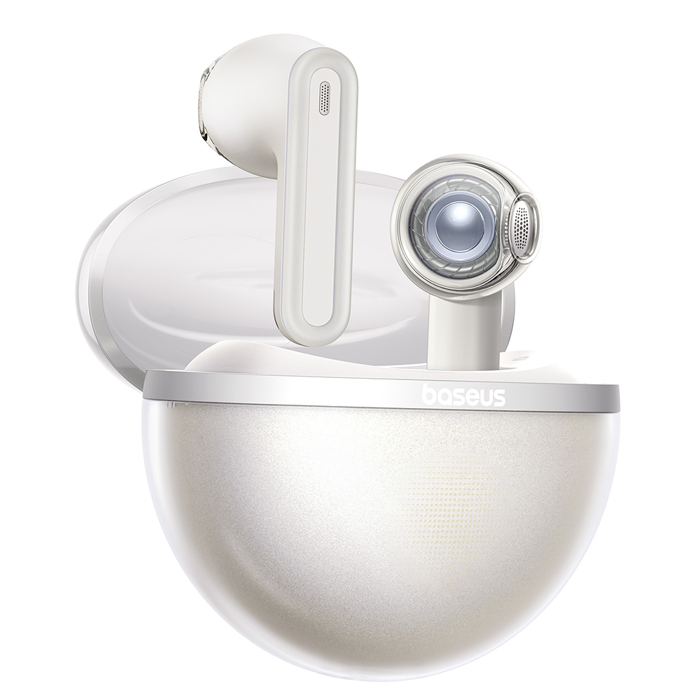 Baseus bezdrôtové slúchadlá Bowie E5 (A00054501223-00) – TWS, Bluetooth, biele (Stellar White) KF2320933