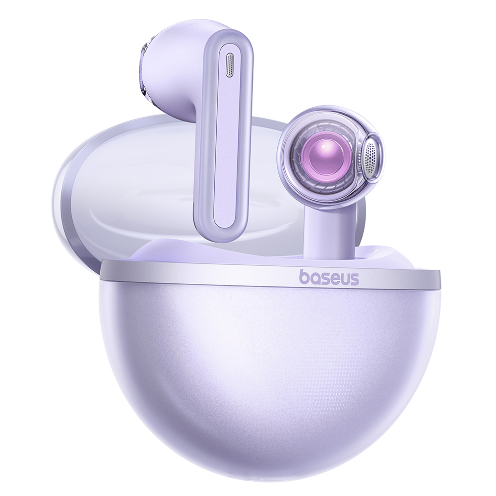 Baseus bezdrôtové slúchadlá Bowie E5 (A00054501513-00) – TWS, Bluetooth, fialové (Nebula Purple) KF2320934