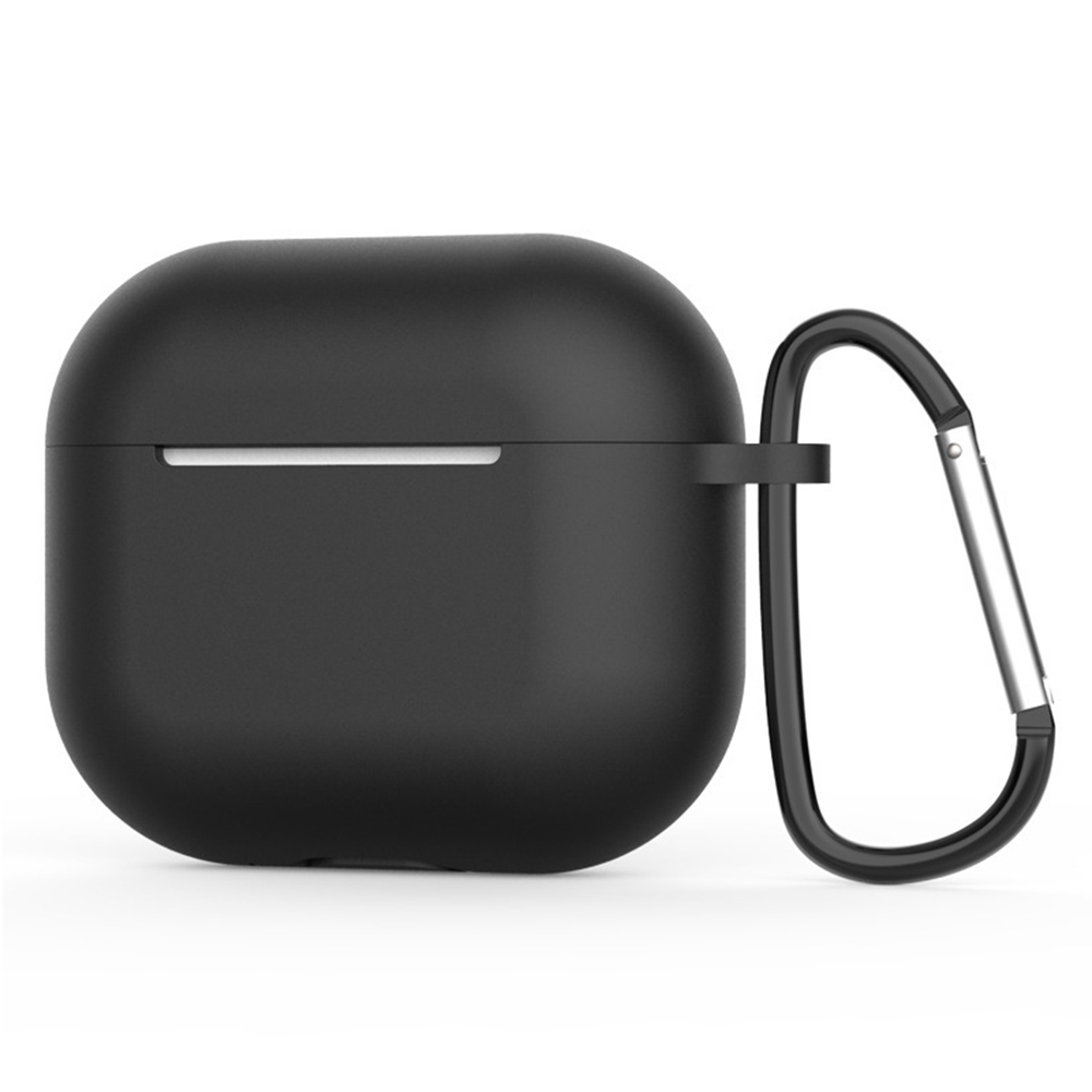 Techsuit Silicone puzdro pre AirPods 4 – ultratenké, hladké – čierne KF2338883