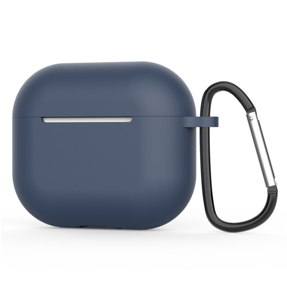 Techsuit Silicone puzdro pre AirPods 4 – ultratenké, hladké – tmavomodré KF2338889