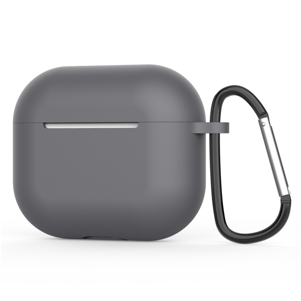 Techsuit Silicone puzdro pre AirPods 4 – ultratenké, hladké – sivé KF2338891