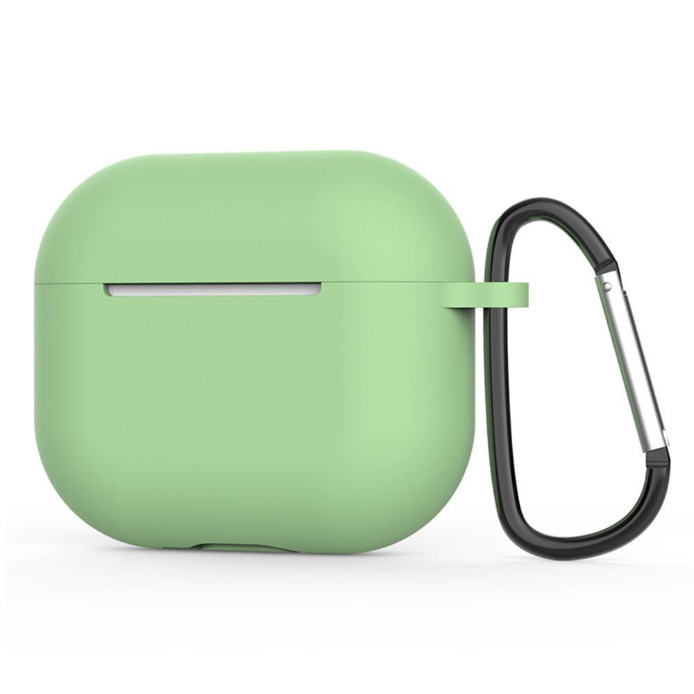 Techsuit Silicone puzdro pre AirPods 4 – ultratenké, hladké – mätová zelená KF2338897
