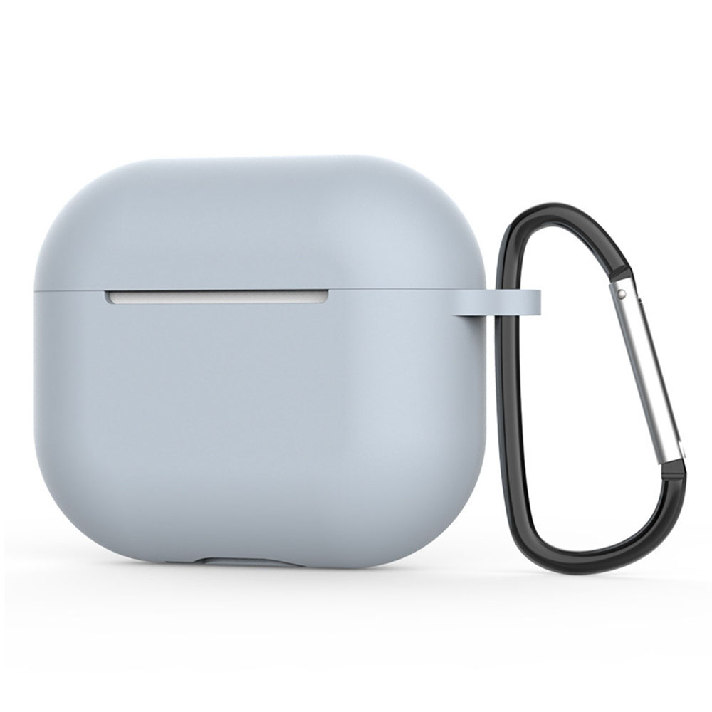 Techsuit Silicone puzdro pre AirPods 4 – ultratenké, hladké – šedé KF2338898