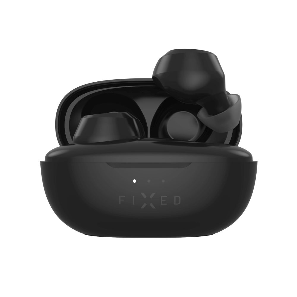 Fixed bezdrôtové slúchadlá (FIXBDS-BK) – TWS, Bluetooth 5.3, dotykové ovládanie, čierne KF2341273