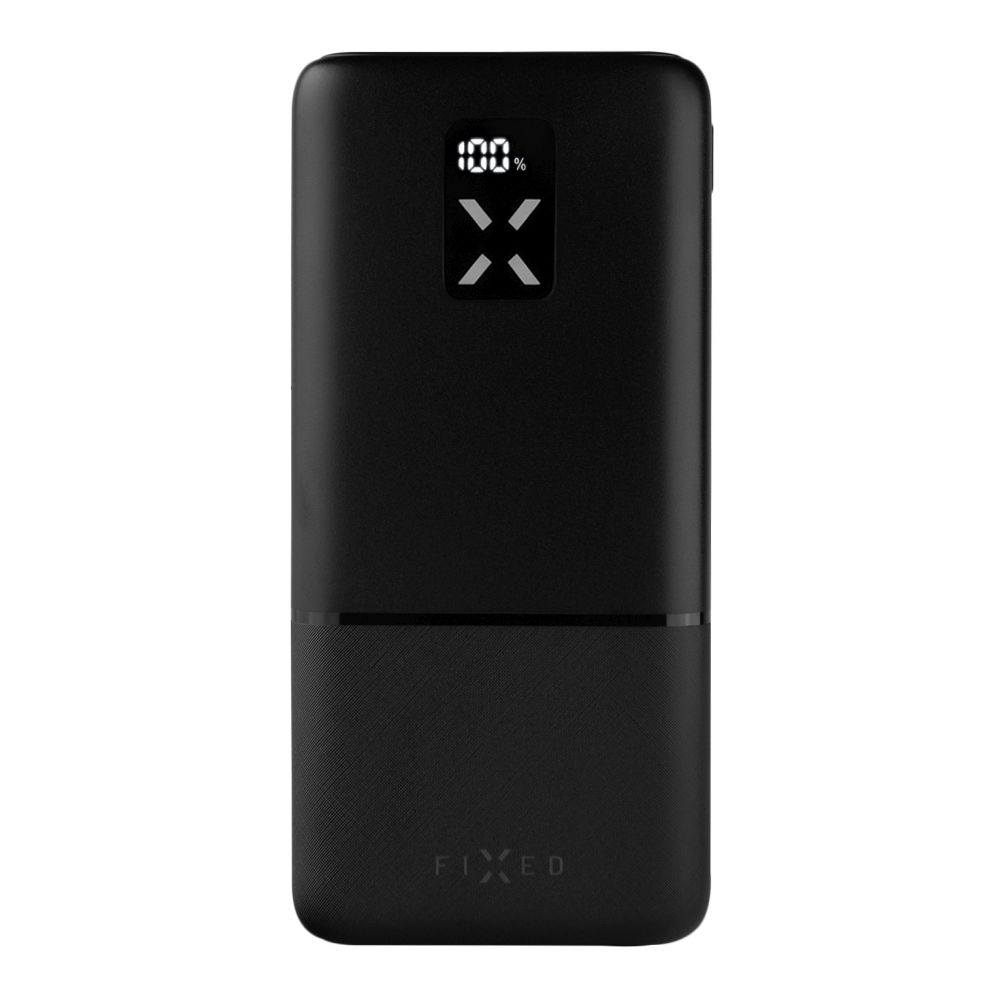 Fixed powerbanka Zen 20 (FIXZEN-20-BK) – 2× USB, USB-C, 20W, 20000mAh, LCD displej, čierna KF2341358