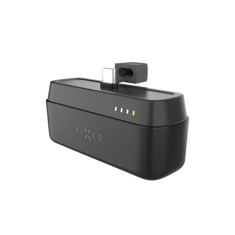 Fixed powerbanka Zen 5 (FIXZEN-5PL-BK) – USB-C, kompaktný dizajn, PD 20W, 5000mAh, čierna KF2341362