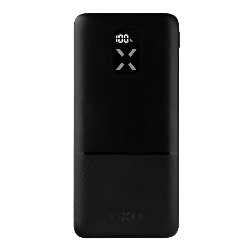 Fixed powerbanka Zen 10 (FIXZEN-10-BK) – 2× USB, USB-C, 20W, 10000mAh, LCD displej, čierna KF2341355